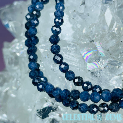 Sapphire Faceted 4mm Bracelet