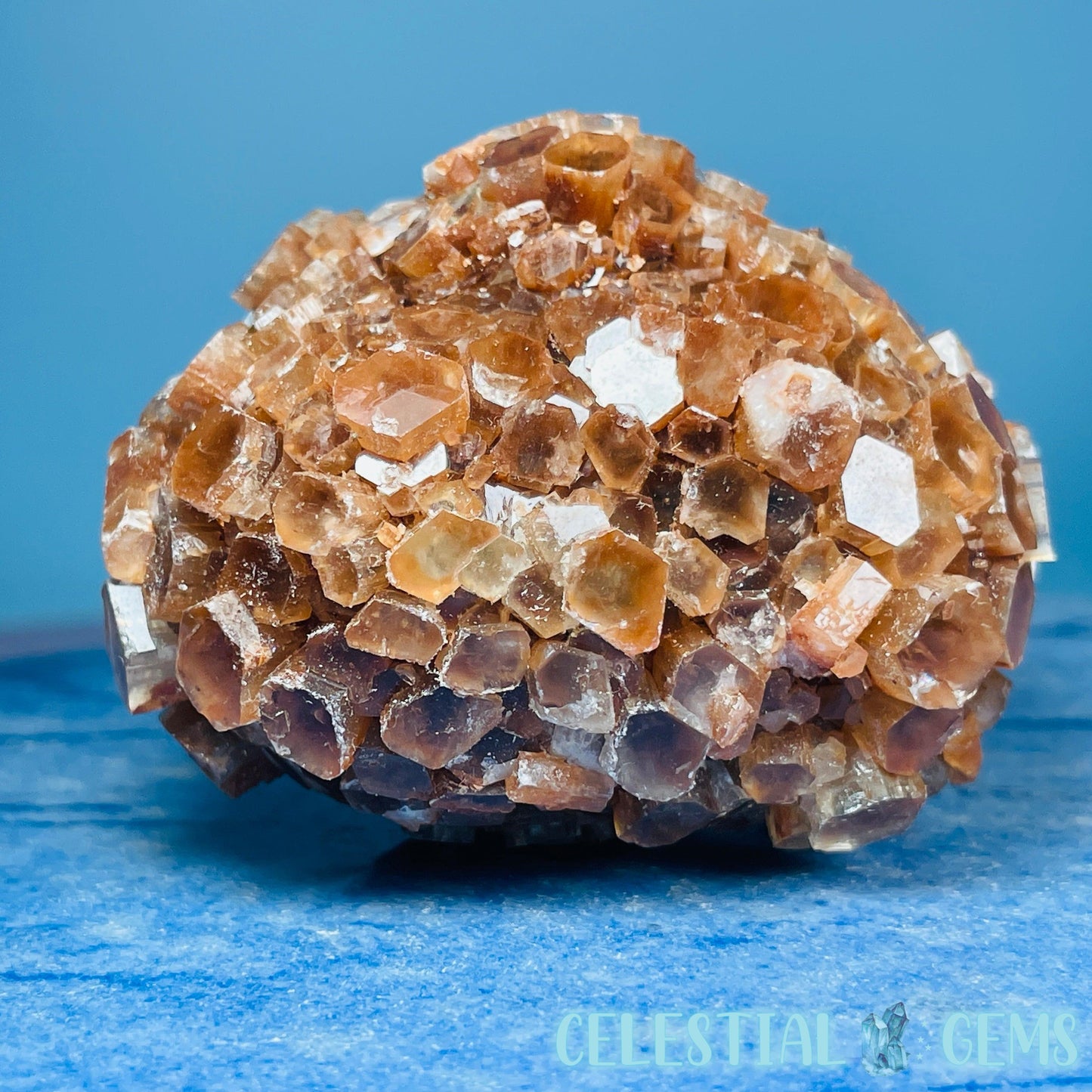 Red Star Aragonite Medium Cluster Specimen