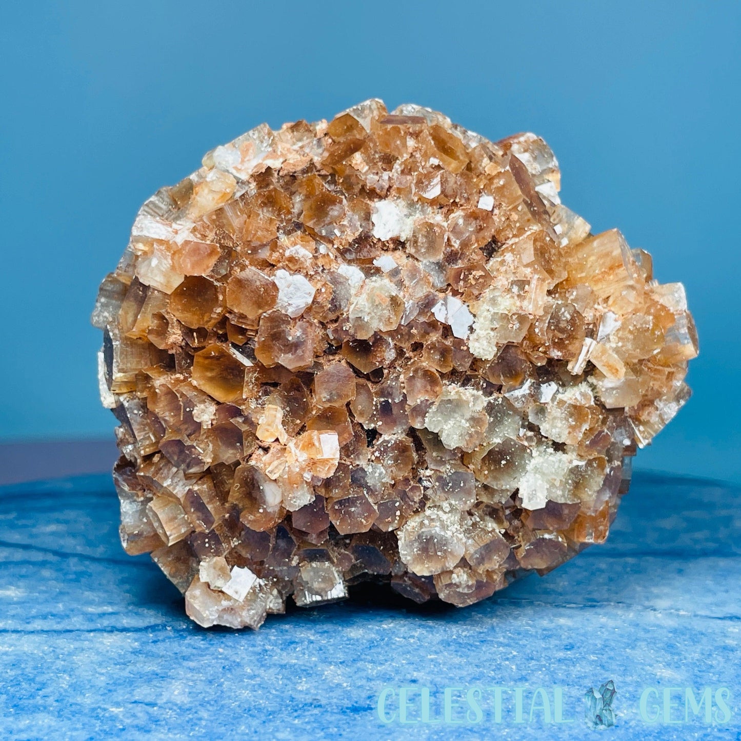 Red Star Aragonite Medium Cluster Specimen