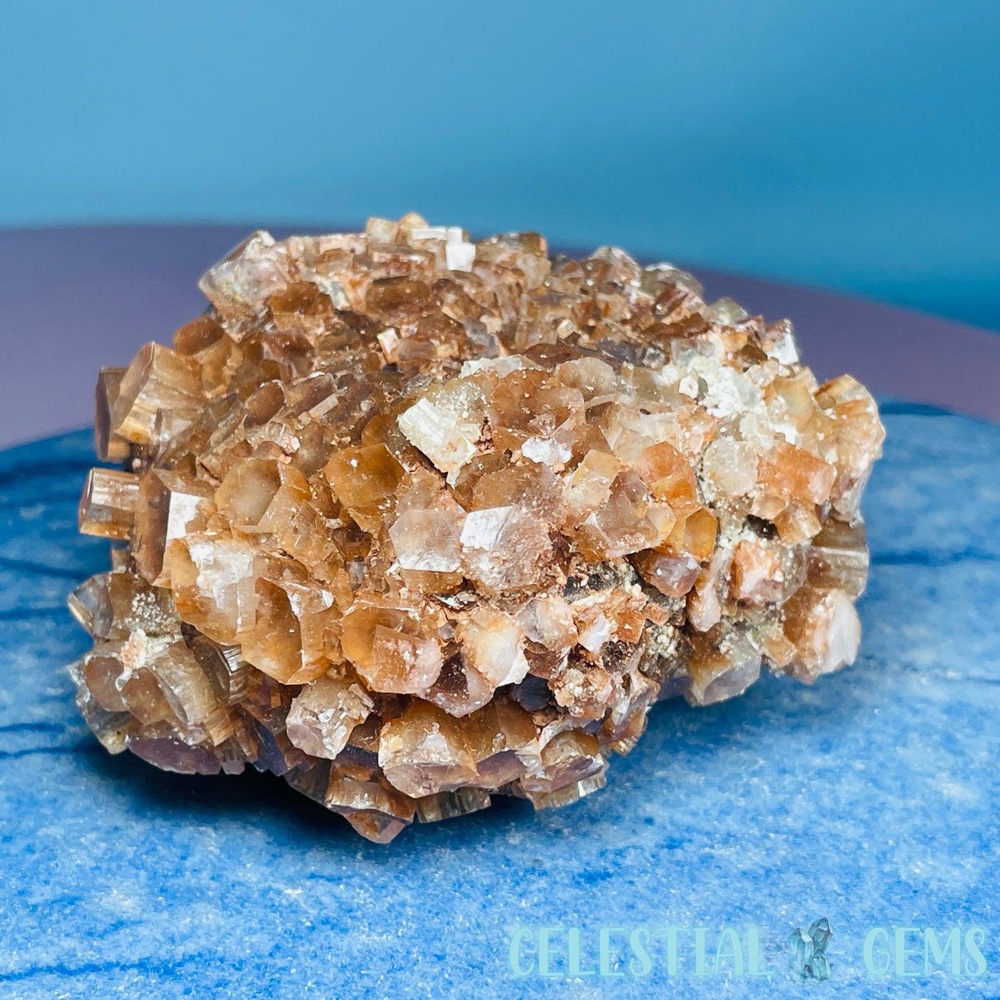 Red Star Aragonite Medium Cluster Specimen