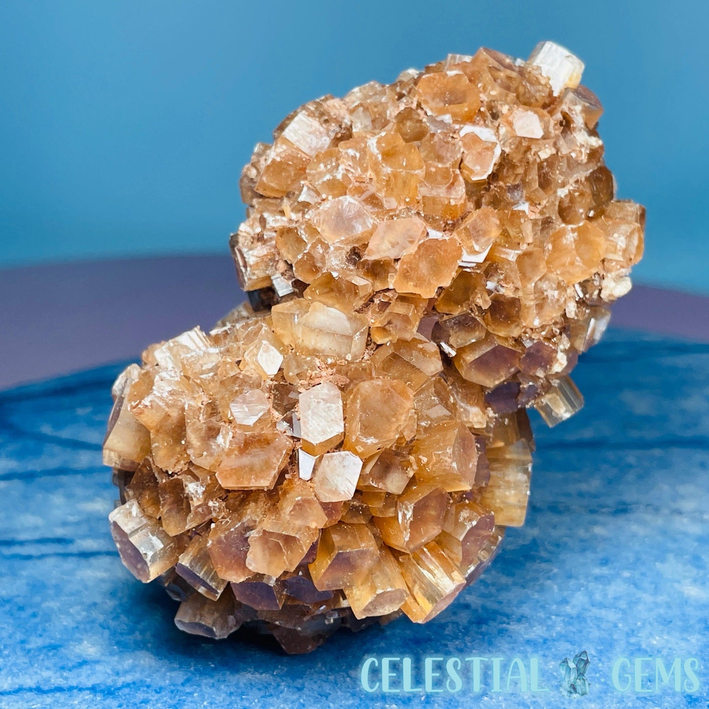 Red Star Aragonite Medium Cluster Specimen