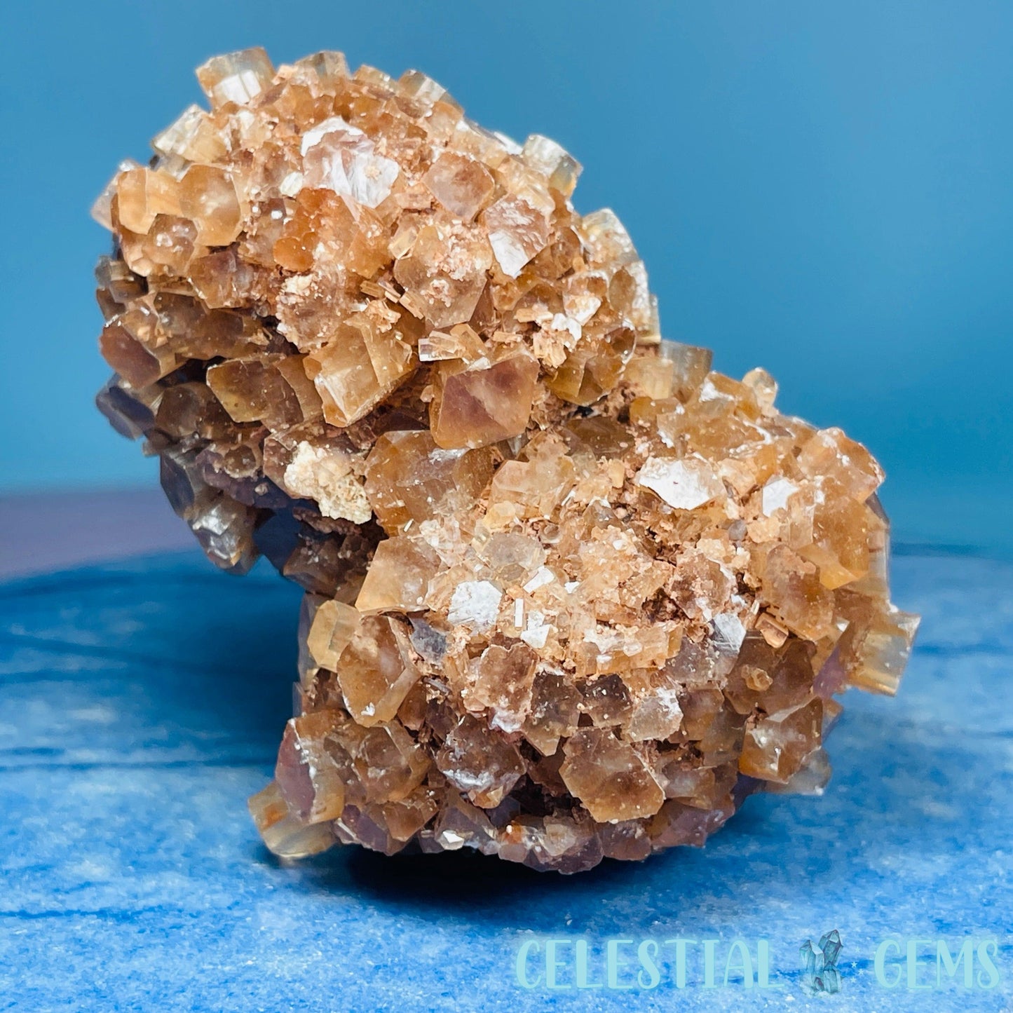 Red Star Aragonite Medium Cluster Specimen