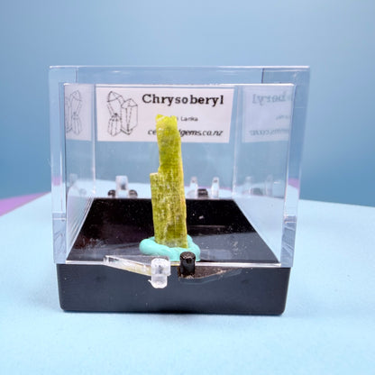 Chrysoberyl Crystal Specimen in Box, Sri Lanka