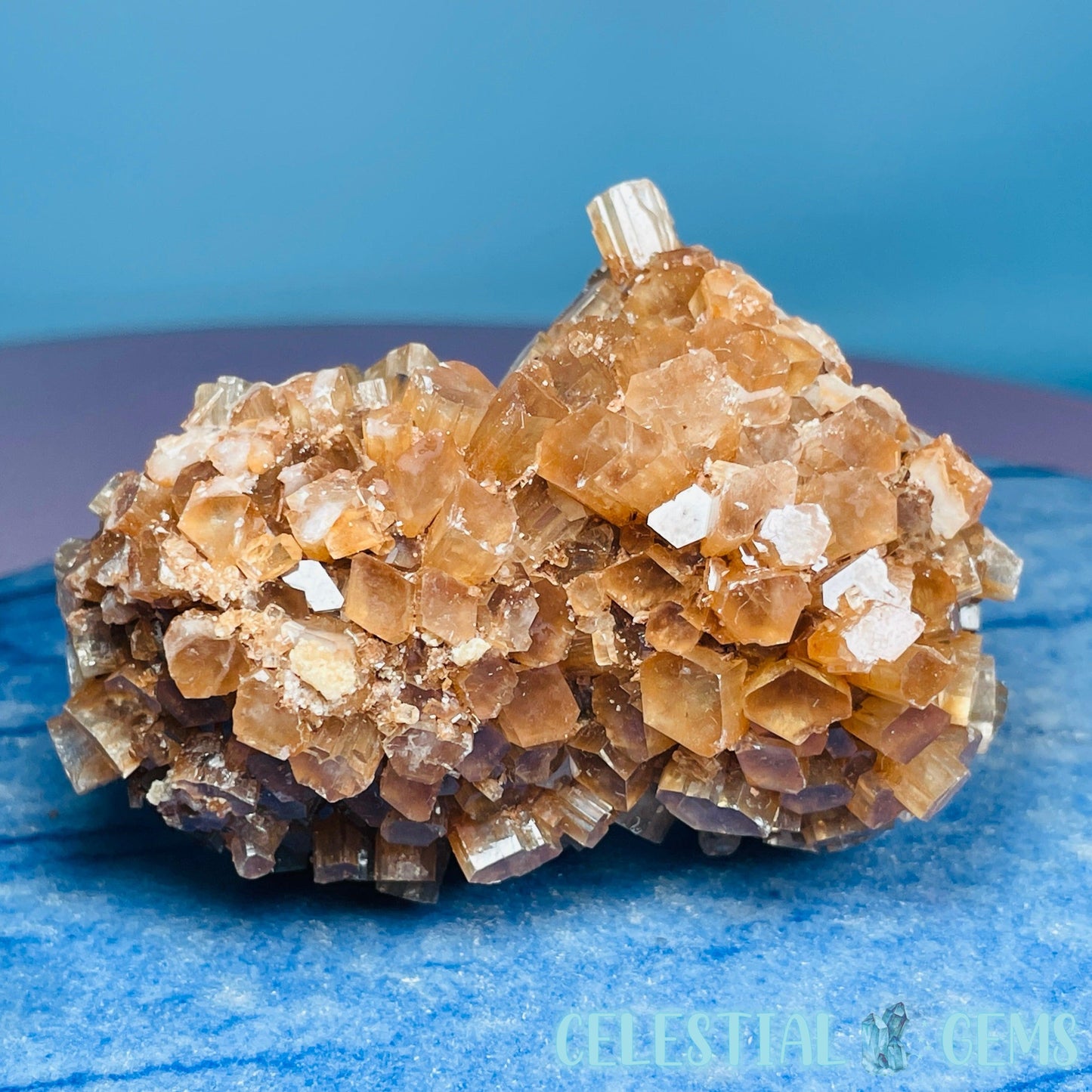 Red Star Aragonite Medium Cluster Specimen