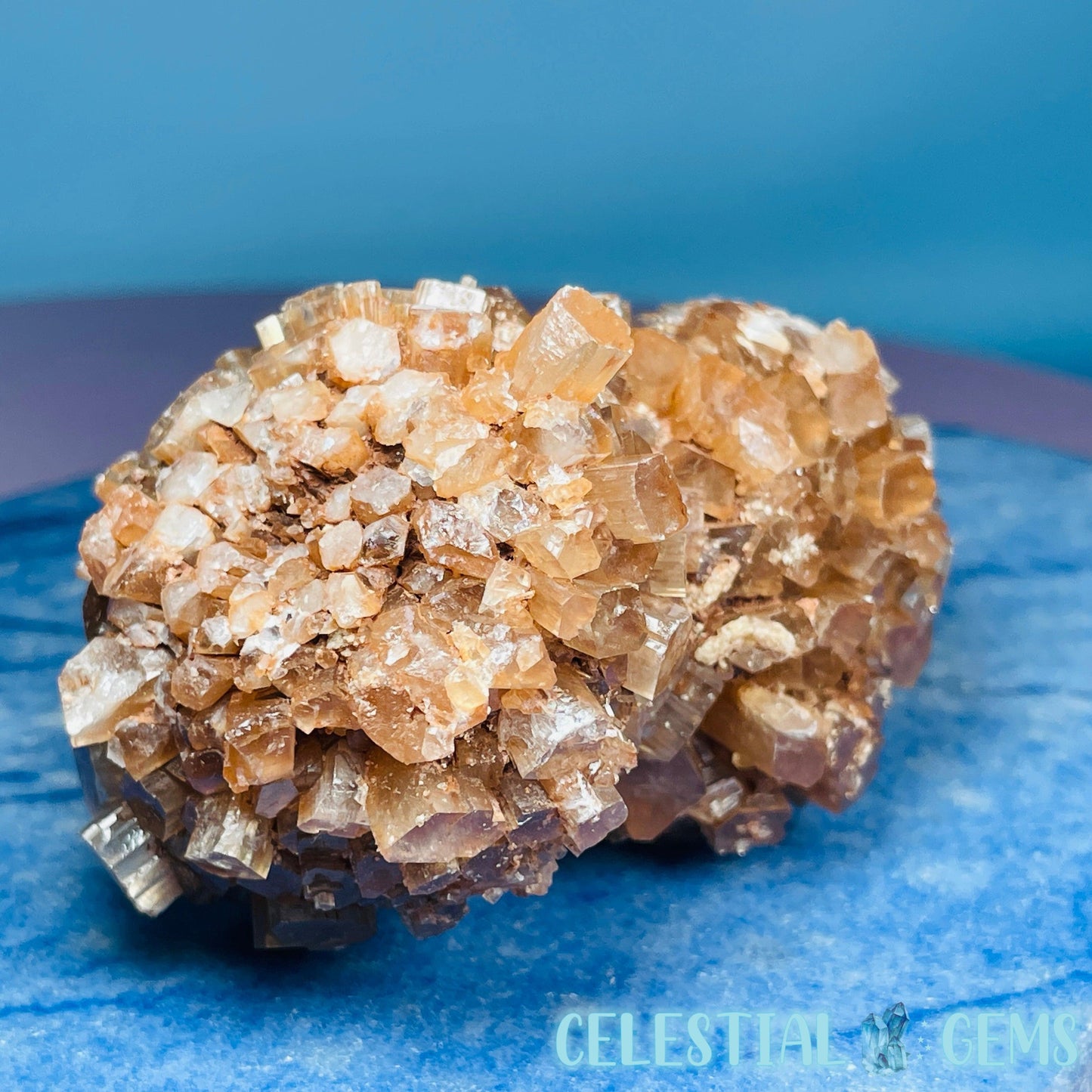 Red Star Aragonite Medium Cluster Specimen