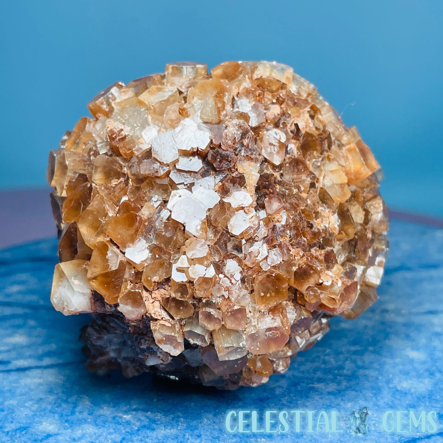 Red Star Aragonite Medium Cluster Specimen