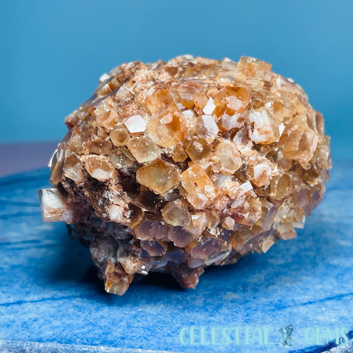 Red Star Aragonite Medium Cluster Specimen