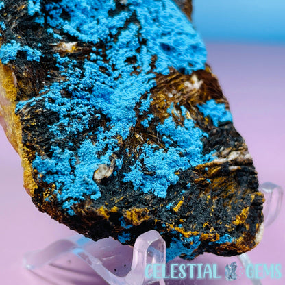 Chrysocolla + Barite Medium Cluster Specimen