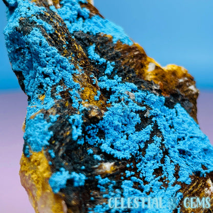 Chrysocolla + Barite Medium Cluster Specimen