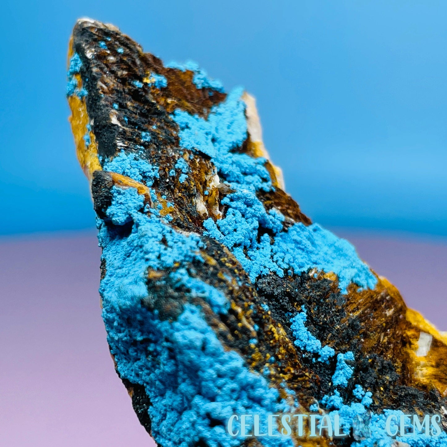 Chrysocolla + Barite Medium Cluster Specimen