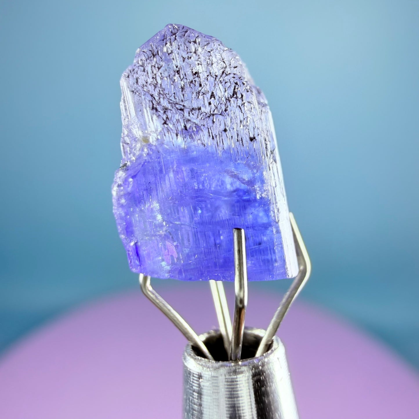 Rare Tanzanite High Grade Crystal Specimen in Box, Tanzania (Video)