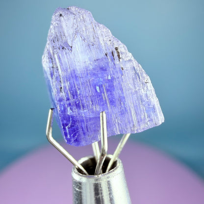 Rare Tanzanite High Grade Crystal Specimen in Box, Tanzania (Video)