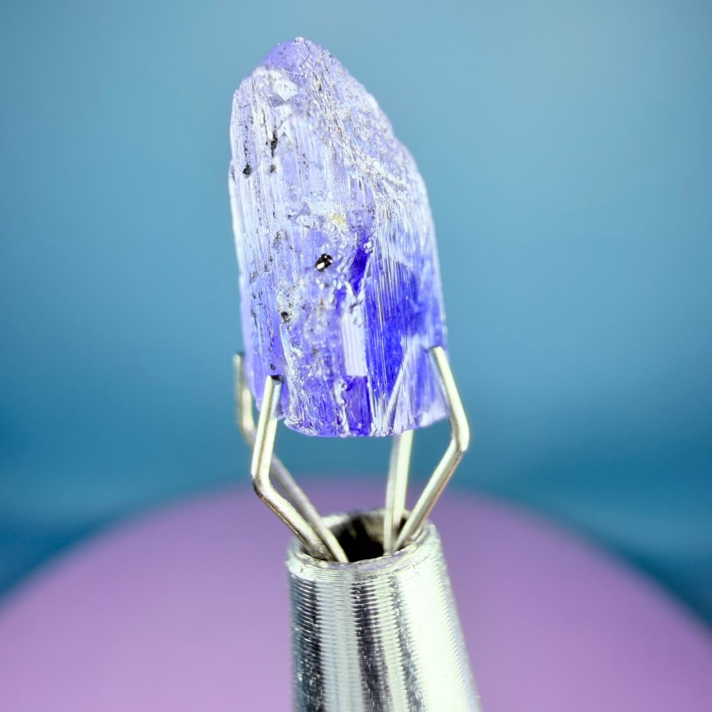Rare Tanzanite High Grade Crystal Specimen in Box, Tanzania (Video)