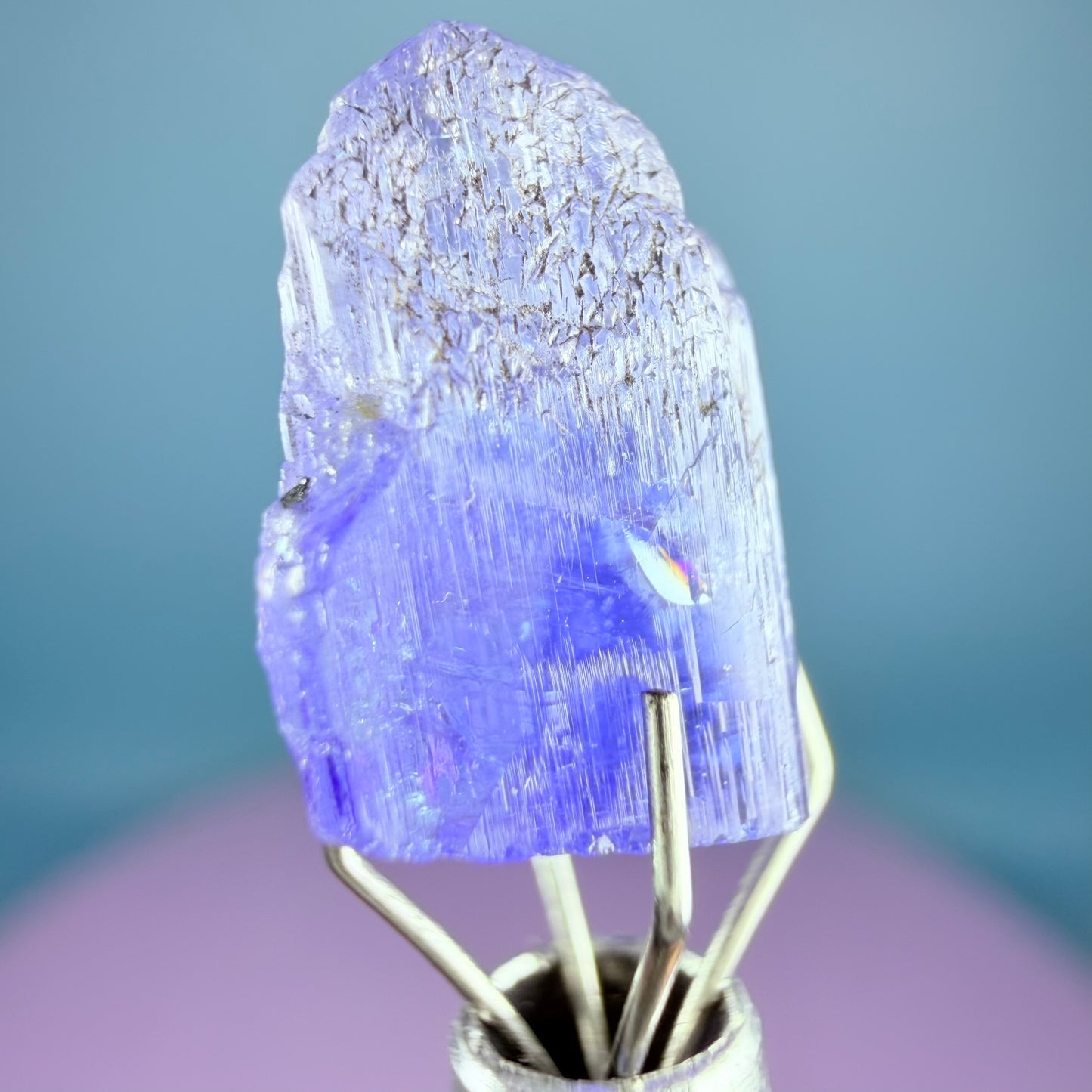 Rare Tanzanite High Grade Crystal Specimen in Box, Tanzania (Video)
