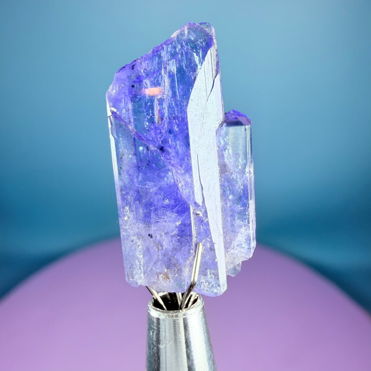 Rare Tanzanite A Grade Crystal Specimen in Box, Tanzania (Video)