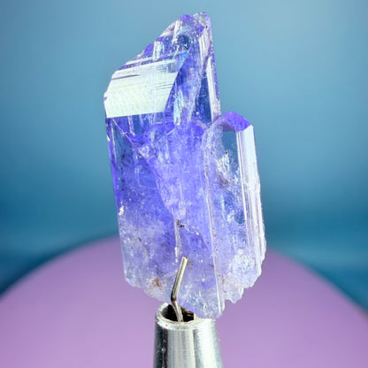 Rare Tanzanite A Grade Crystal Specimen in Box, Tanzania (Video)