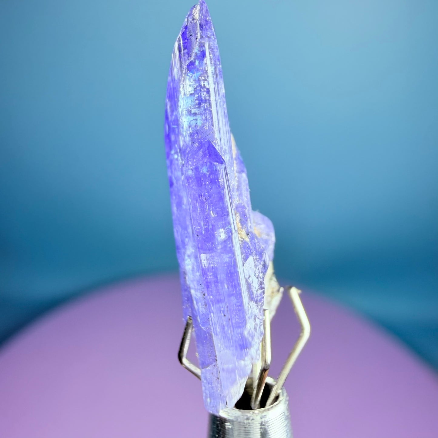 Rare Tanzanite A Grade Crystal Specimen in Box, Tanzania (Video)
