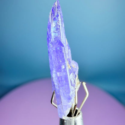 Rare Tanzanite A Grade Crystal Specimen in Box, Tanzania (Video)