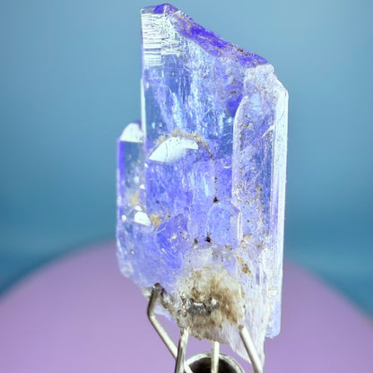 Rare Tanzanite A Grade Crystal Specimen in Box, Tanzania (Video)