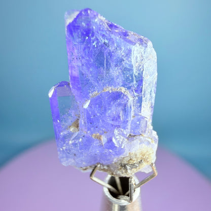 Rare Tanzanite A Grade Crystal Specimen in Box, Tanzania (Video)