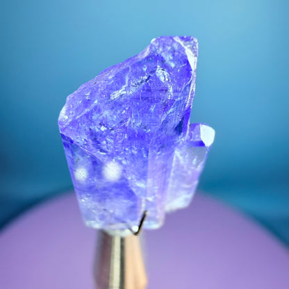 Rare Tanzanite A Grade Crystal Specimen in Box, Tanzania (Video)