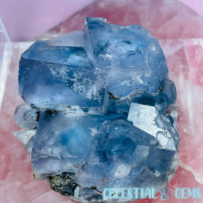 RARE Yaogangxian Blue Fluorite Medium Cluster Specimen