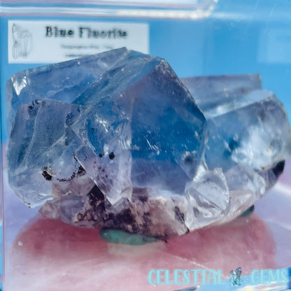 RARE Yaogangxian Blue Fluorite Medium Cluster Specimen