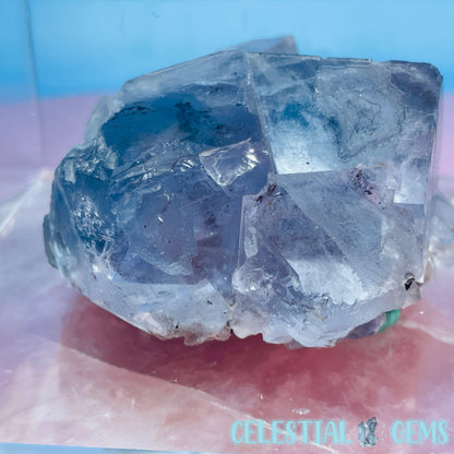 RARE Yaogangxian Blue Fluorite Medium Cluster Specimen