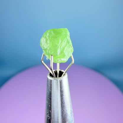 Tsavorite Garnet Crystal Specimen in Pottle