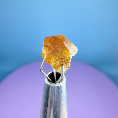 Rare Bastnäsite Crystal Specimen in Pottle