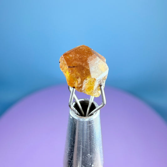 Rare Bastnäsite Crystal Specimen in Pottle