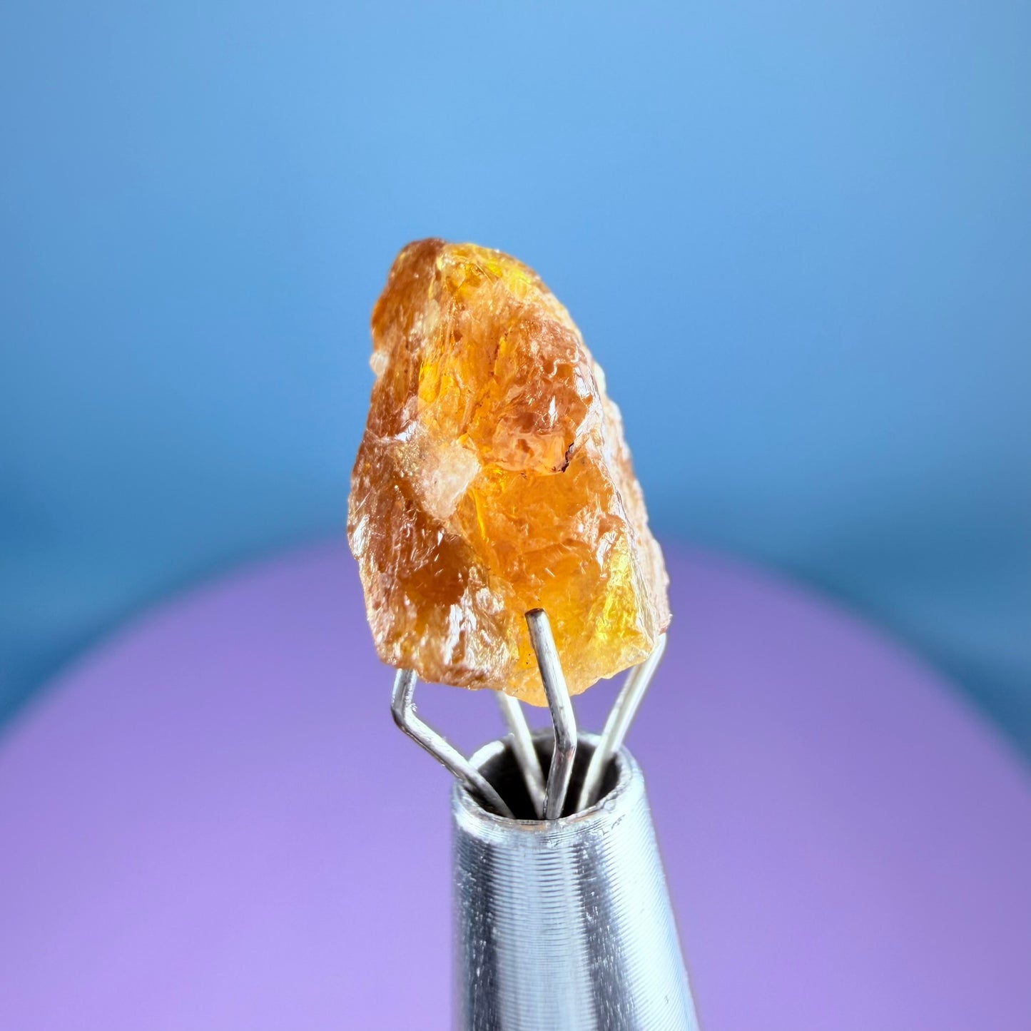Rare Bastnäsite Crystal Specimen in Pottle