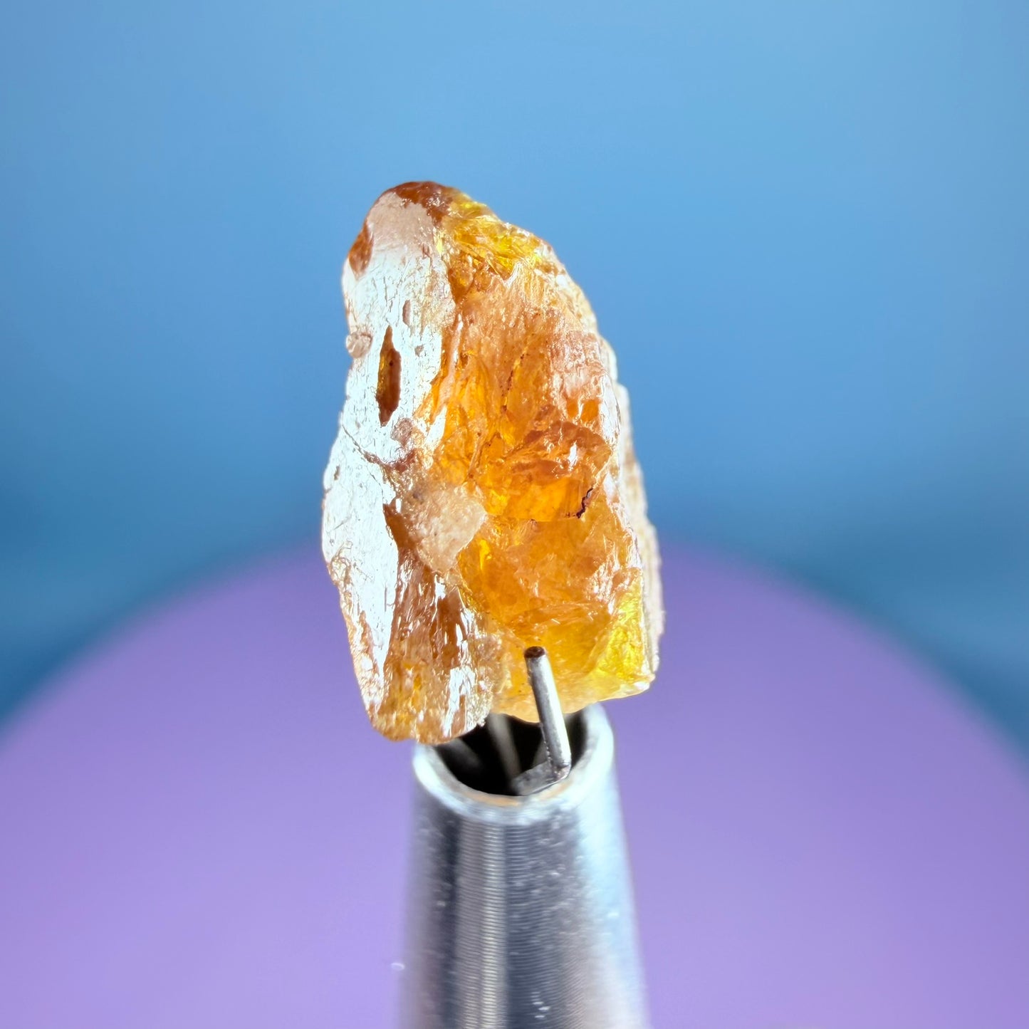 Rare Bastnäsite Crystal Specimen in Pottle