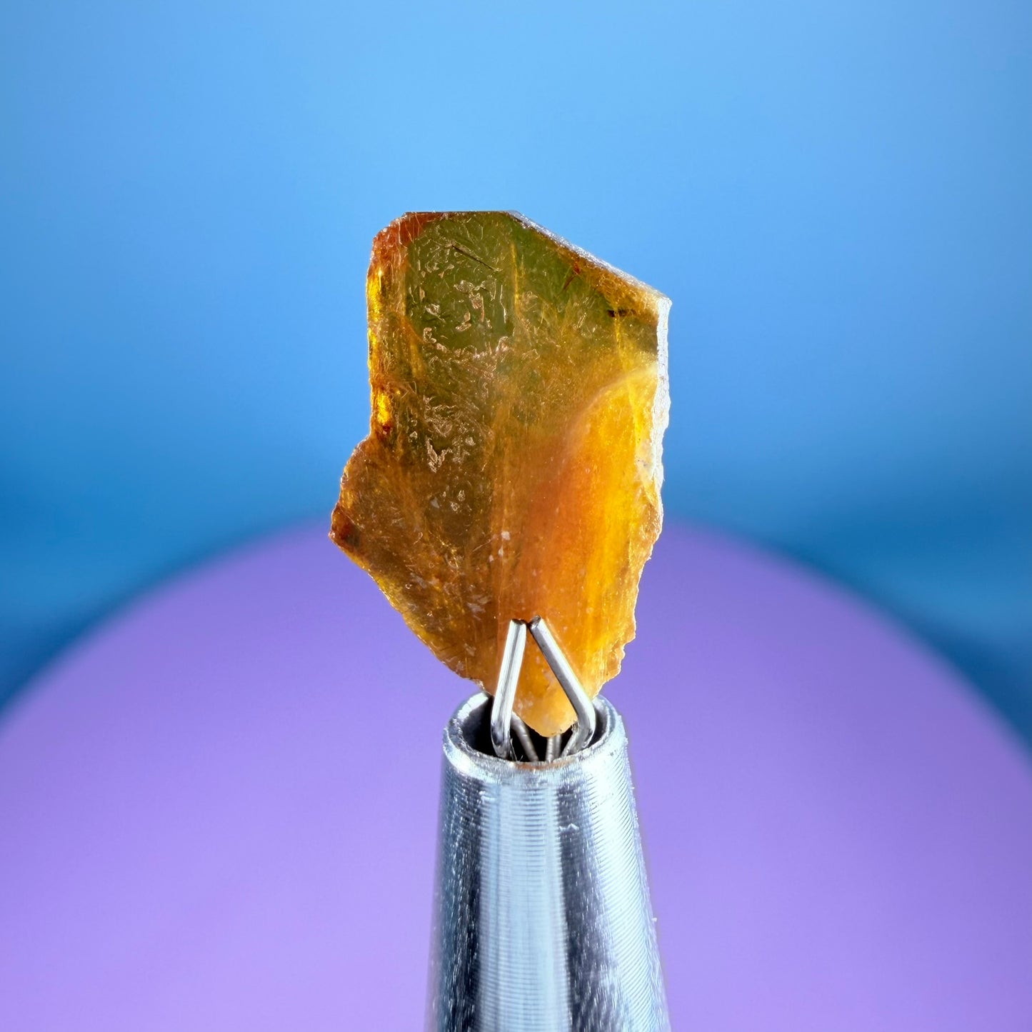 Rare Bastnäsite Crystal Specimen in Pottle