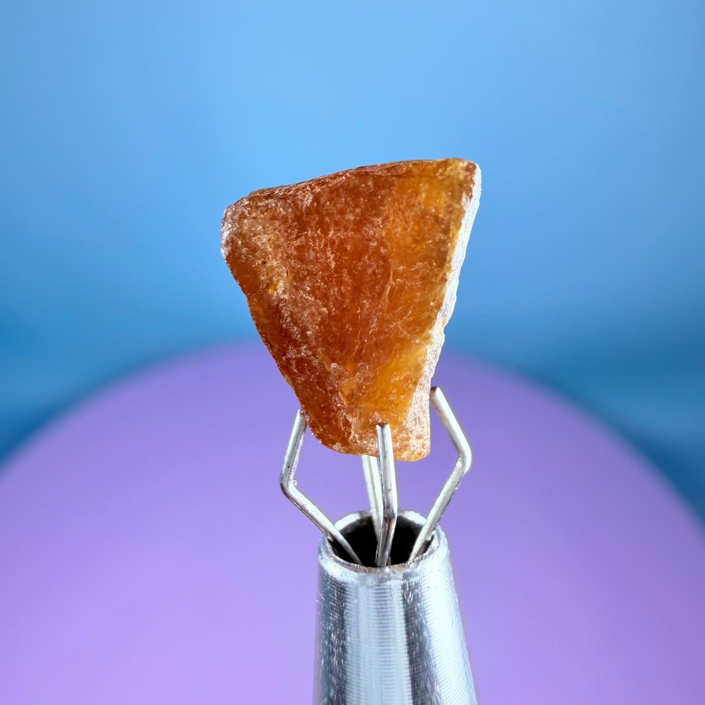 Rare Bastnäsite Crystal Specimen in Pottle