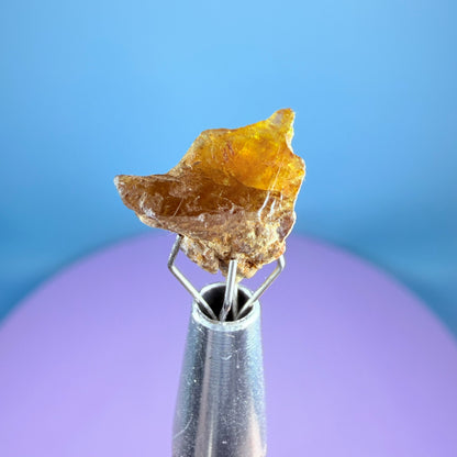 Rare Bastnäsite Crystal Specimen in Pottle