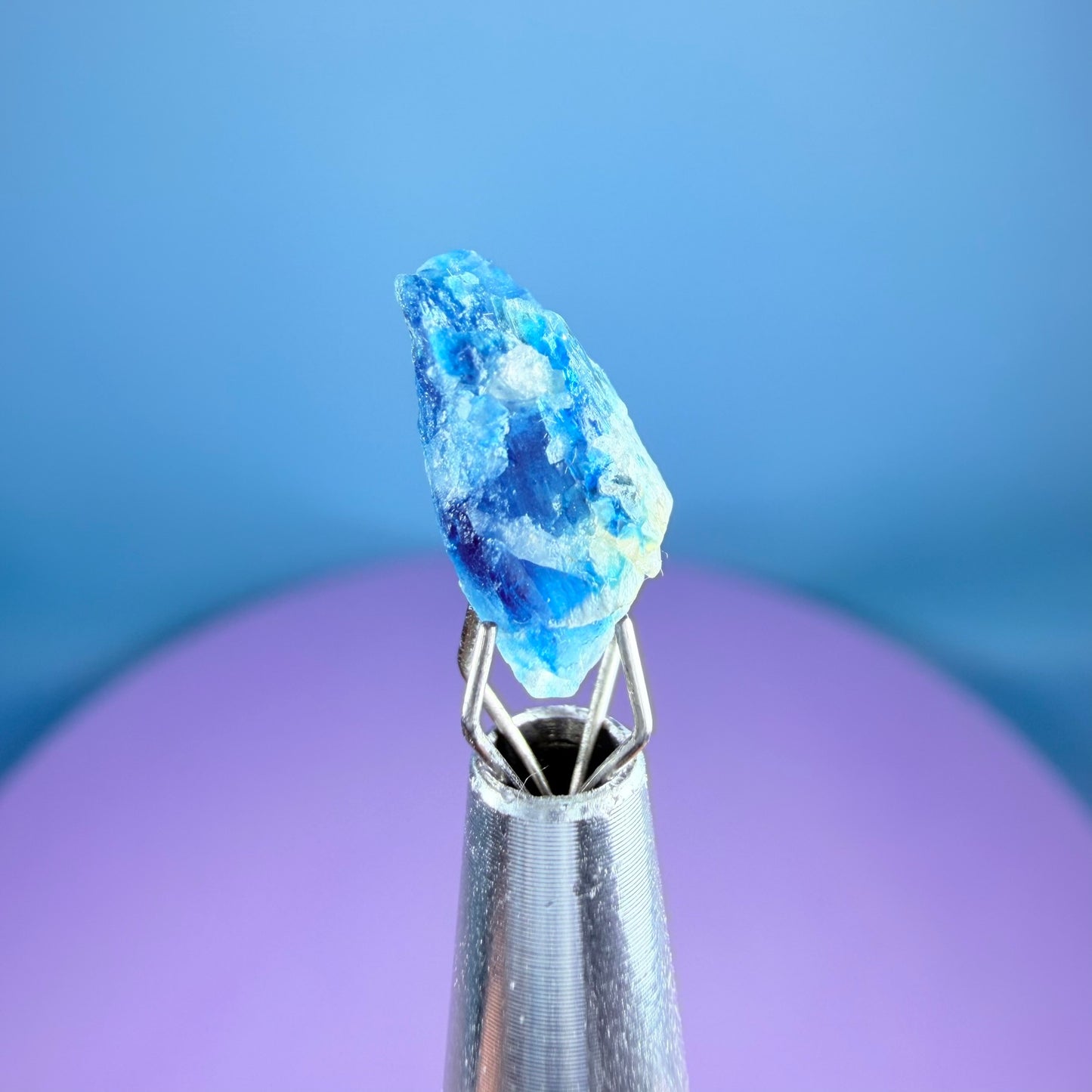 Rare Euclase Crystal Specimen in Pottle