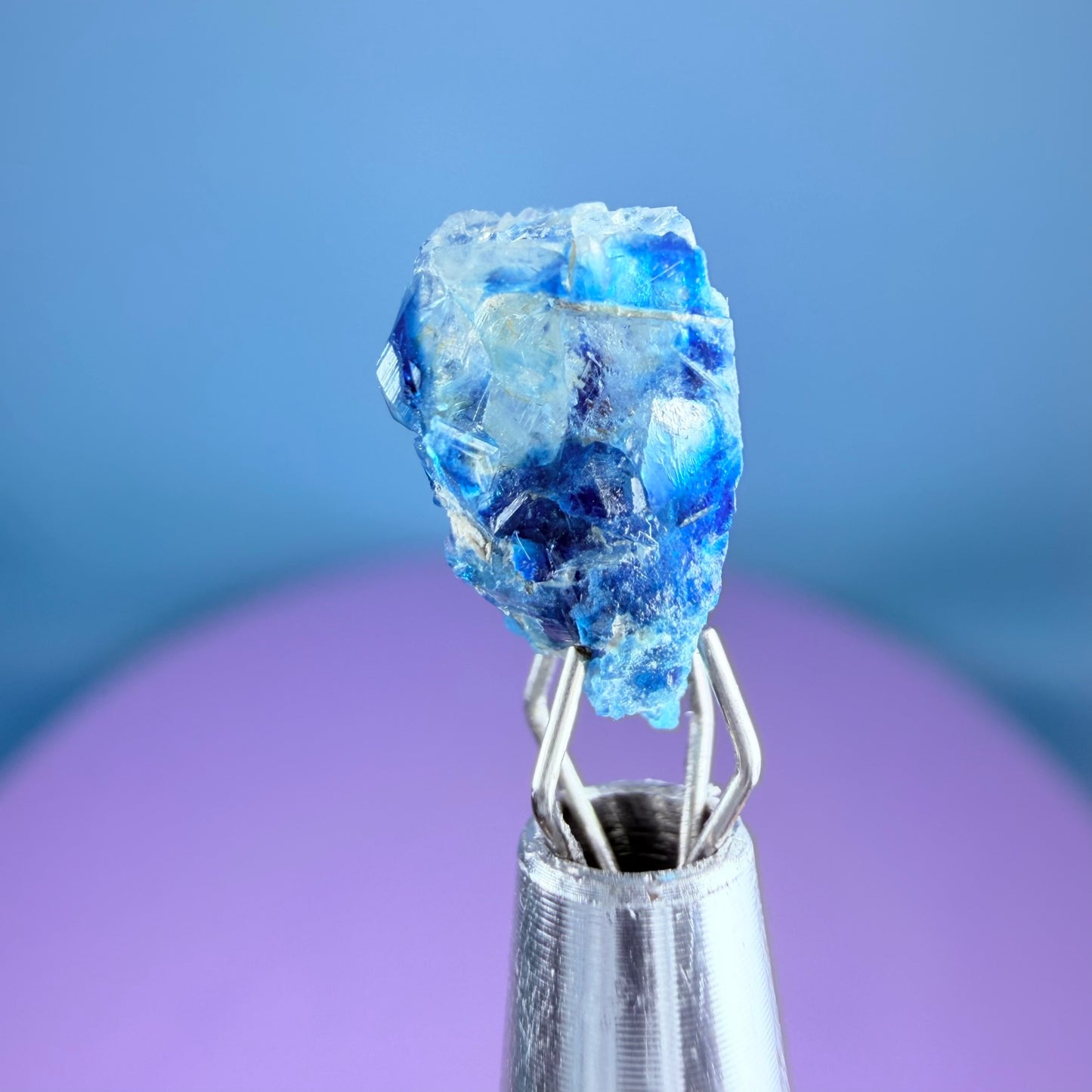 Rare Euclase Crystal Specimen in Pottle