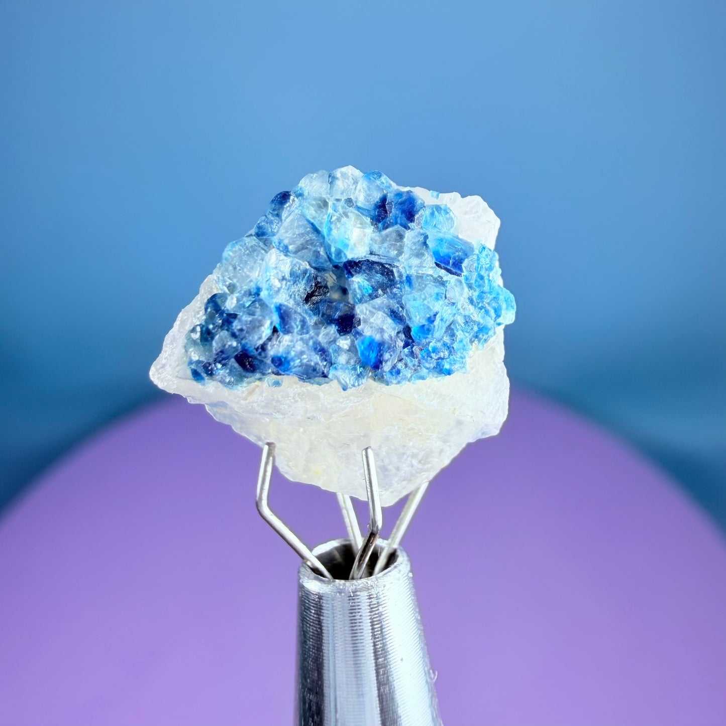Rare Euclase Crystal Specimen in Pottle