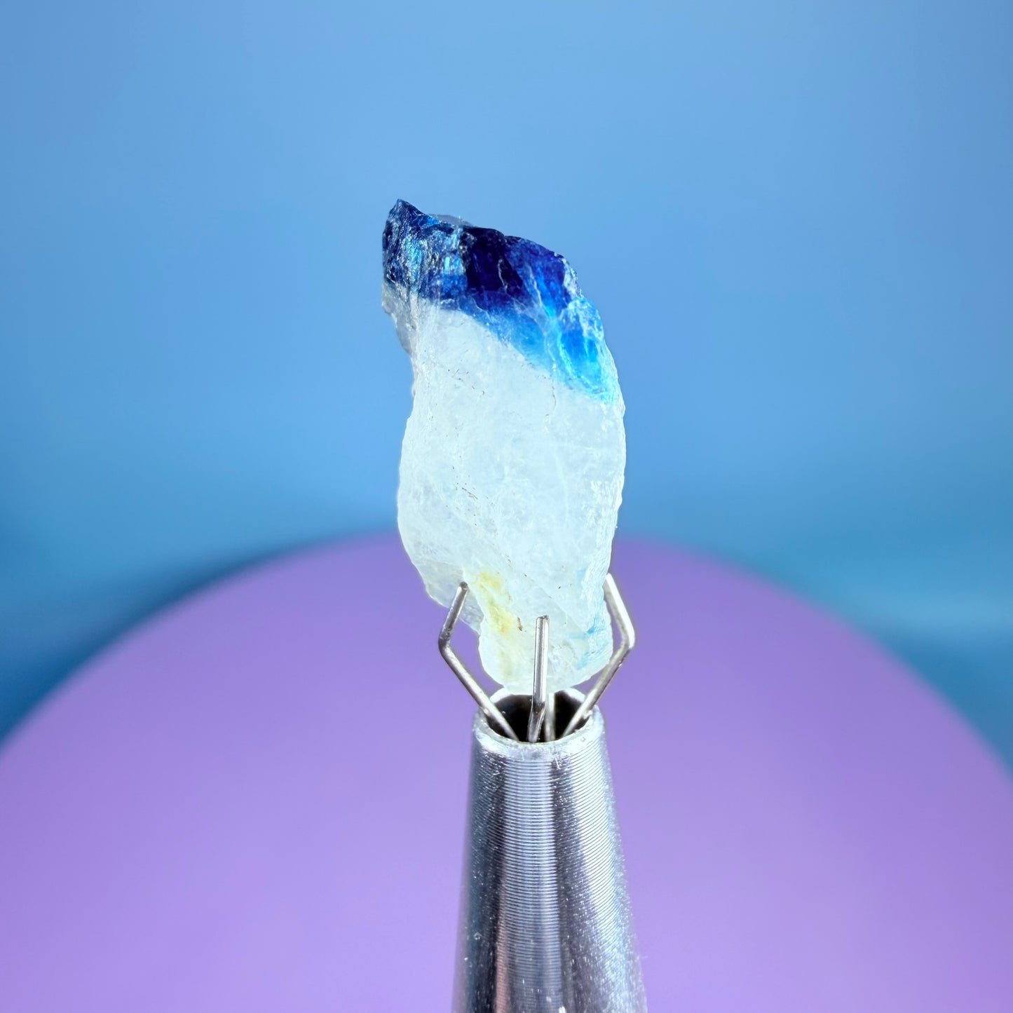 Rare Euclase Crystal Specimen in Pottle