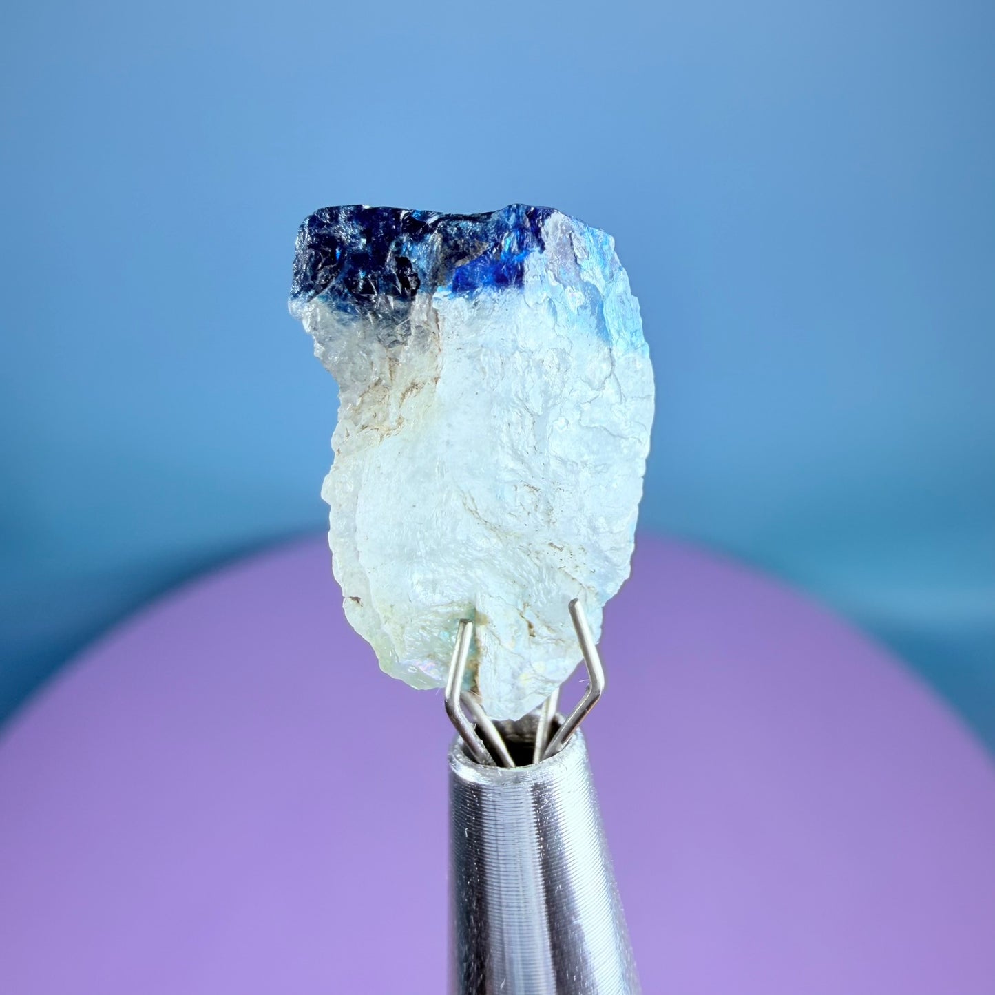 Rare Euclase Crystal Specimen in Pottle
