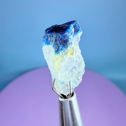 Rare Euclase Crystal Specimen in Pottle