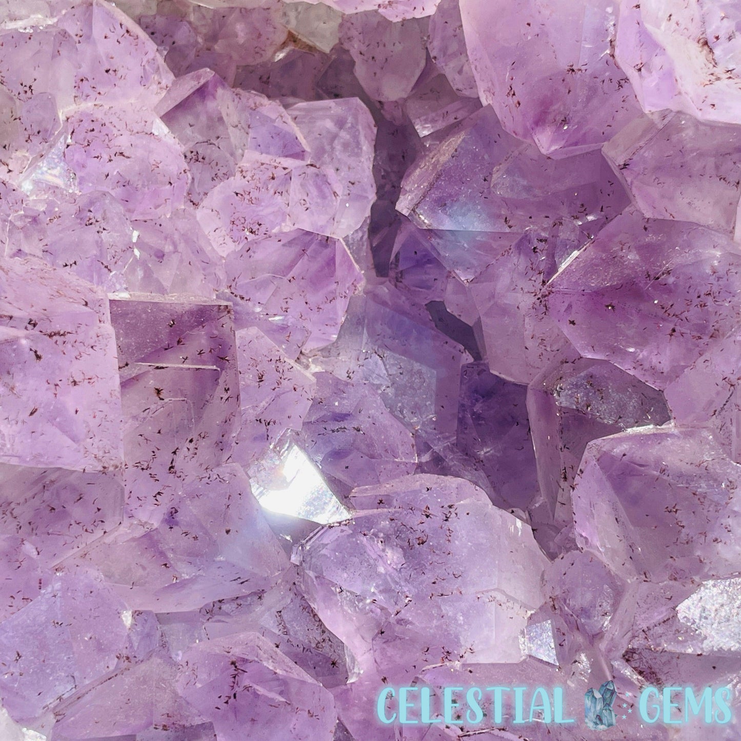 Amethyst Large Polished Standing Cluster with Concrete Base