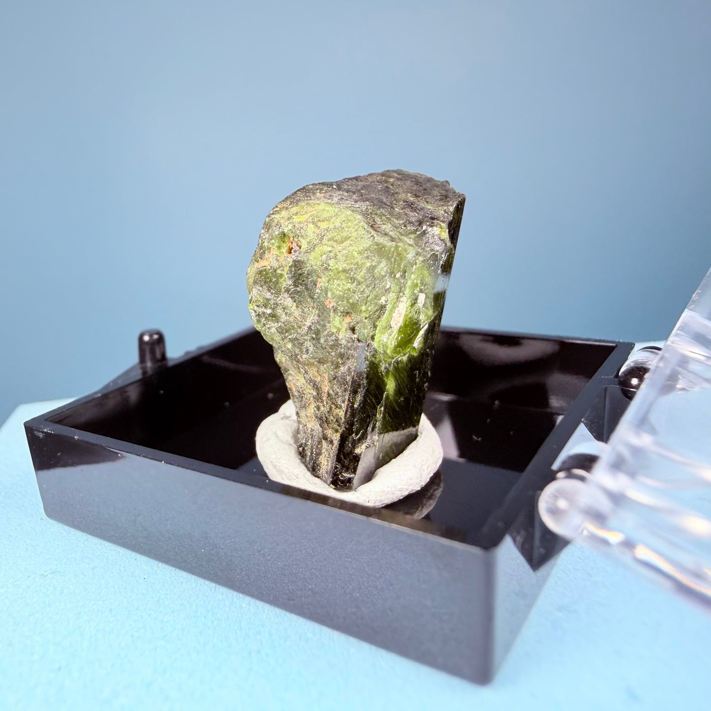 Gem Epidote Crystal Specimen in Box