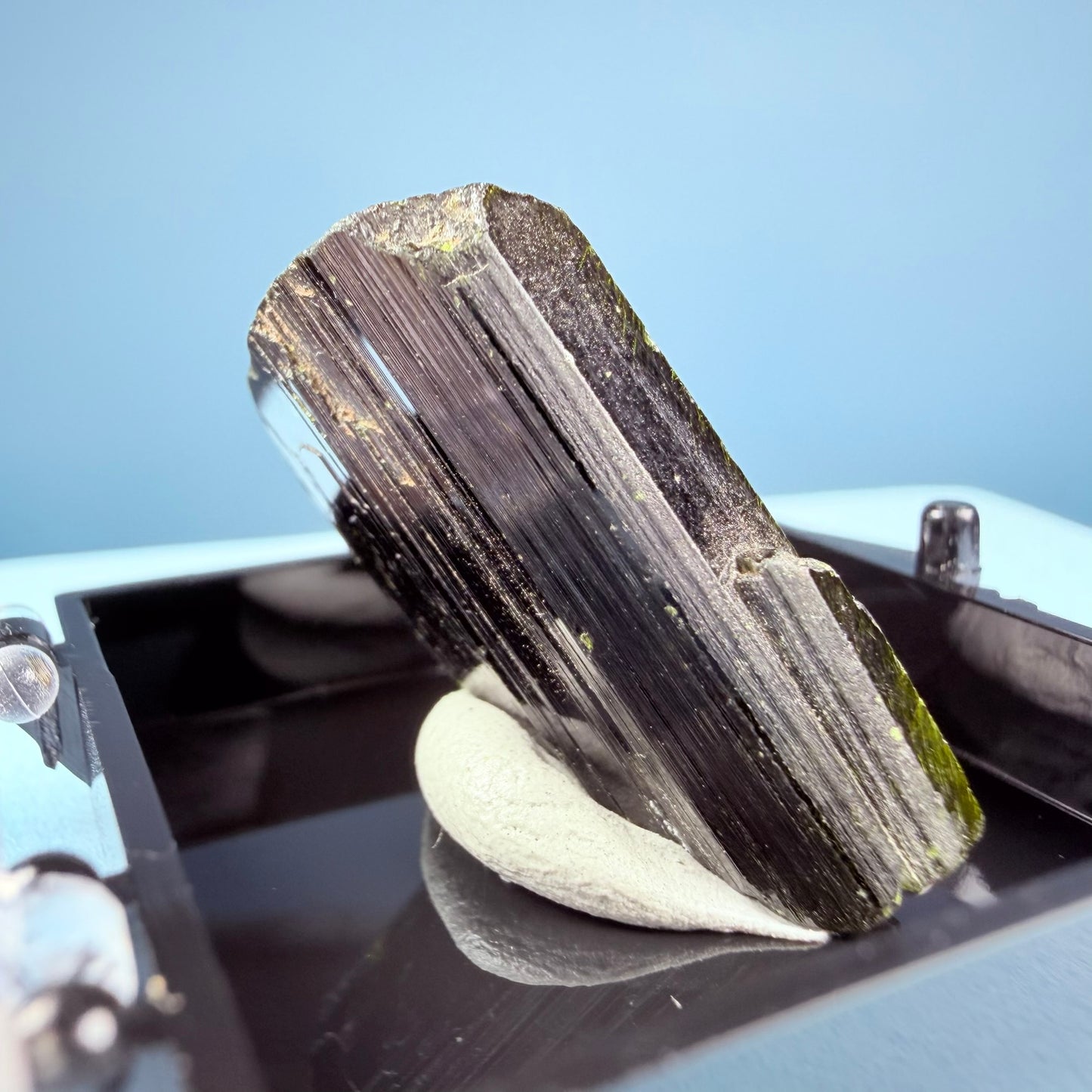 Gem Epidote Crystal Specimen in Box
