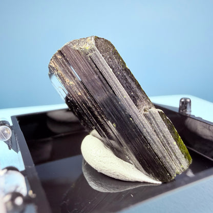 Gem Epidote Crystal Specimen in Box
