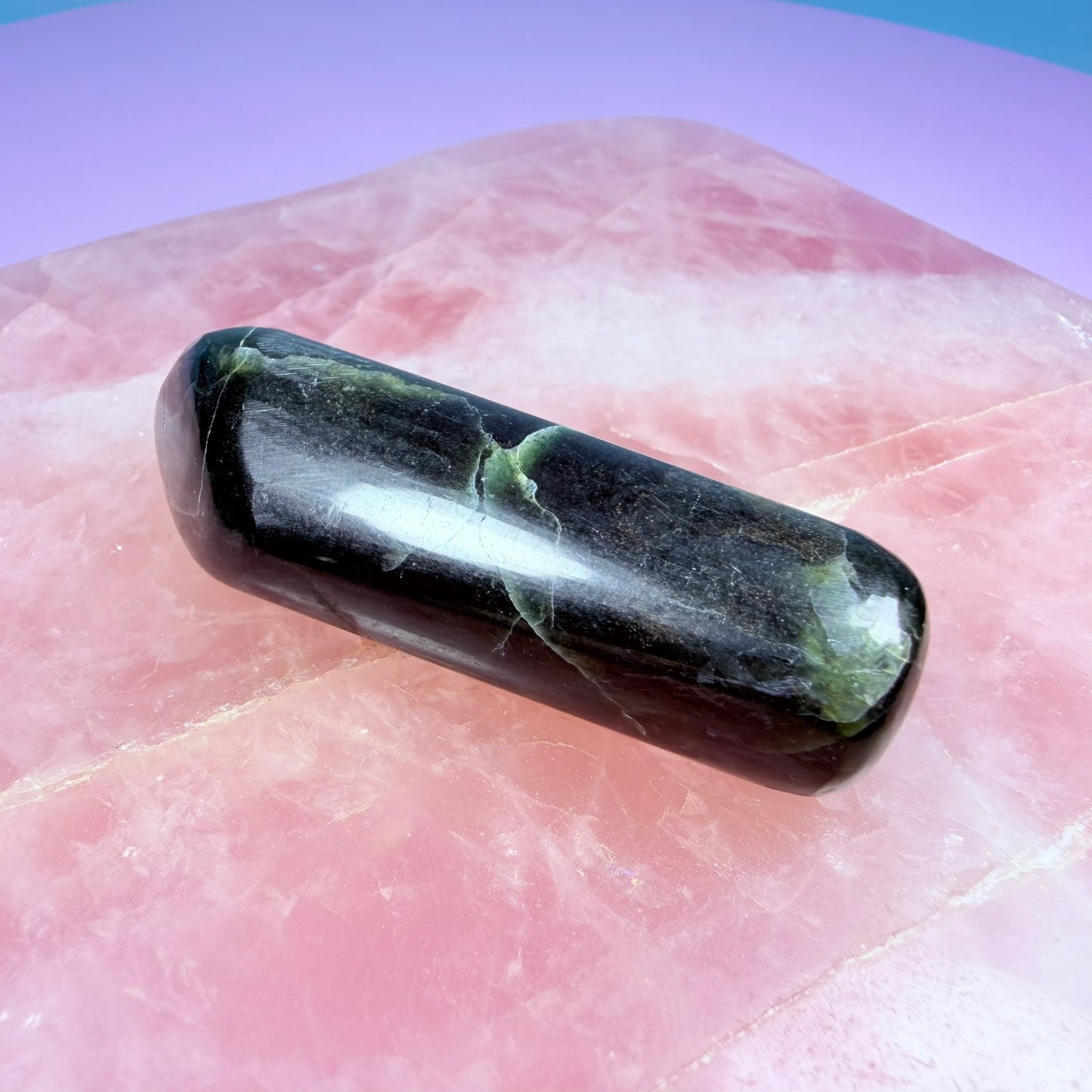 Green Kyanite Medium Polished Wand