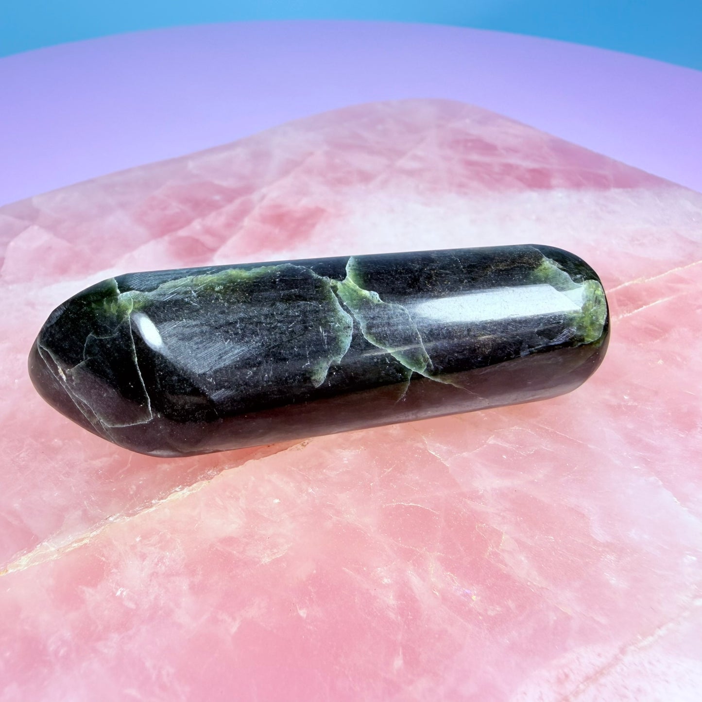 Green Kyanite Medium Polished Wand