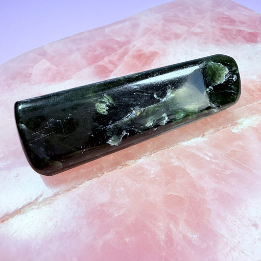 Green Kyanite Medium Polished Wand