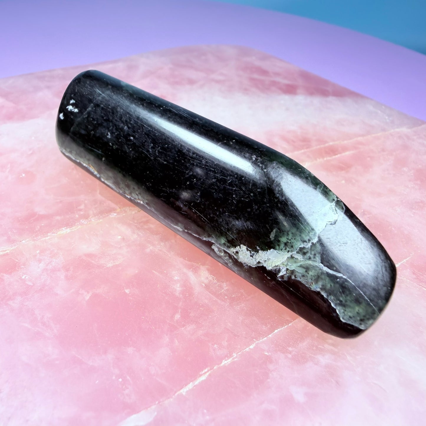 Green Kyanite Medium Polished Wand